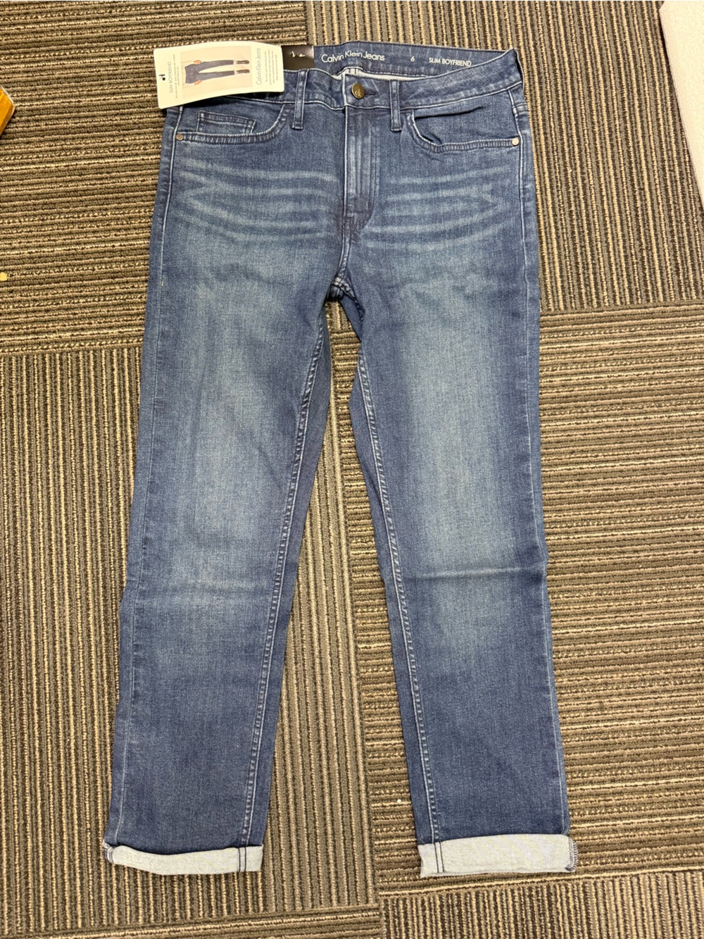 Calvin Klein Jeans Men's Blue Denim Jeans